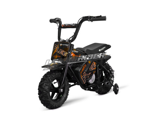 Minimoto électrique enfant 300w Flee 24V - orange Pocket Bike & Pocket Quad