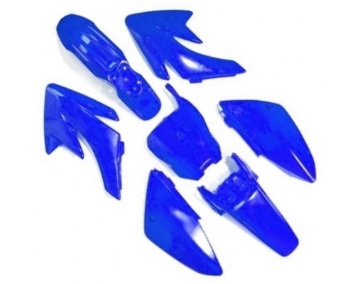 Pièces détachées Kit plastique CRF70 - Bleu LMR PARTS