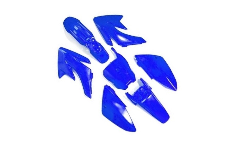 Pièces détachées Kit plastique CRF70 - Bleu LMR PARTS