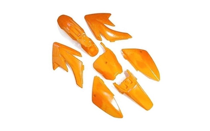Pièces détachées Kit plastique CRF70 - Orange LMR PARTS