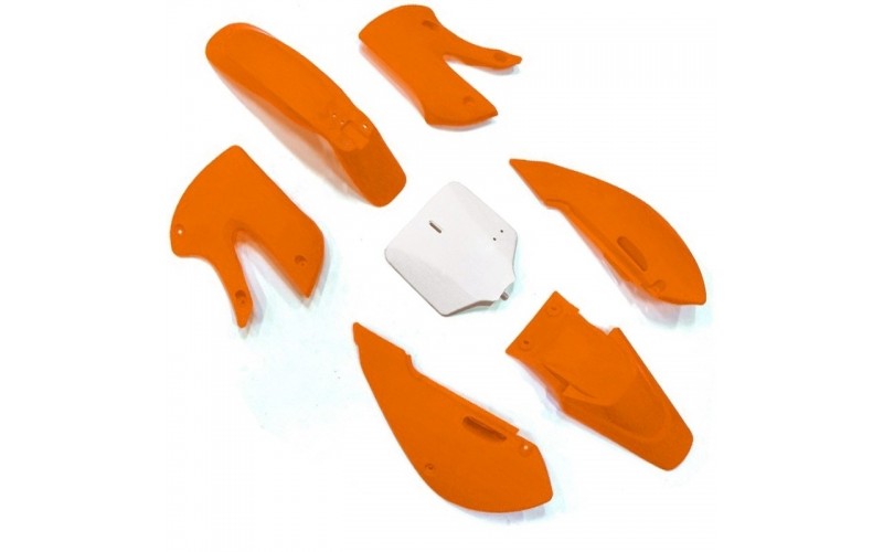 Pièces détachées Kit plastique KLX - Orange LMR PARTS