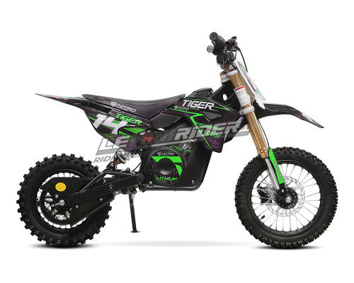 Dirt bike électrique enfant TX 1100w 10/12" - vert