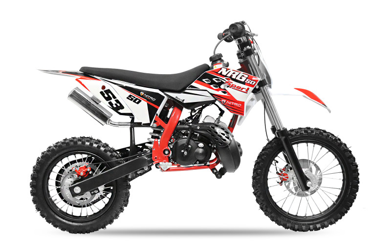 Motocross 2T KX-1 50cc 12/14" - rouge