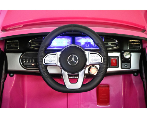Voiture électrique enfant Mercedes gle 450, 2 moteurs 35w télécommande parentale 2.4 ghz - rose Voitures électriques