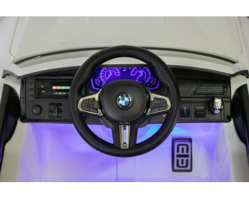 Voiture électrique enfant BMW M5 blanc, 2 moteurs 35w, télécommande parentale 2.4 Ghz Voitures électriques