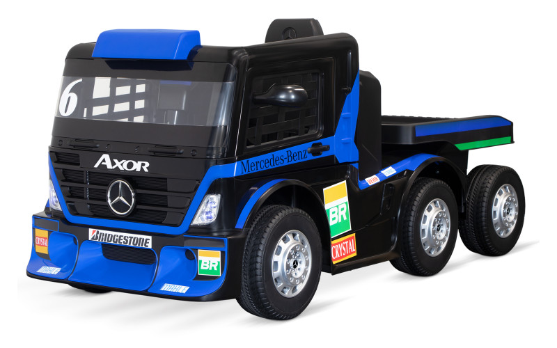 Camion électrique enfant Mercedes bleu, 2 moteurs 35w, télécommande parentale 2.4 Ghz Voitures électriques