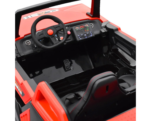 Buggy électrique enfant RAFFIO rouge, 4 moteurs 45w, télécommande parentale 2.4Ghz Voitures électriques