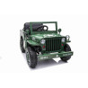 4x4 électrique enfant Jeep Willys vert, 4 moteurs 12v, télécommande parentale 2.4 Ghz Voitures électriques