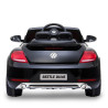 Voiture électrique enfant Volkswagen Coccinelle Dune Beetle noir 12 volts, 2 moteurs 30w, télécommande parentale 2.4 GHz Voit...