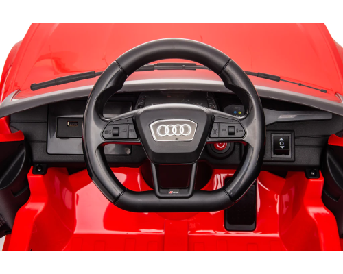 Voiture électrique enfant Audi RS6 rouge 12v, 2 moteurs 30w, télécommande parentale 2.4 Ghz Voitures électriques