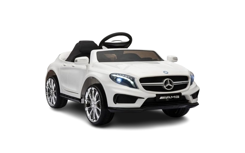 Voiture electrique enfant Mercedes AMG GLA45 blanc, 2 moteurs 25w, télécommande parentale 2.4 Ghz Voitures électriques