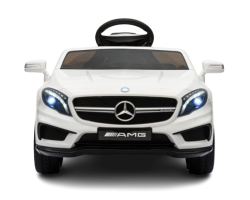 Voiture electrique enfant Mercedes AMG GLA45 blanc, 2 moteurs 25w, télécommande parentale 2.4 Ghz Voitures électriques