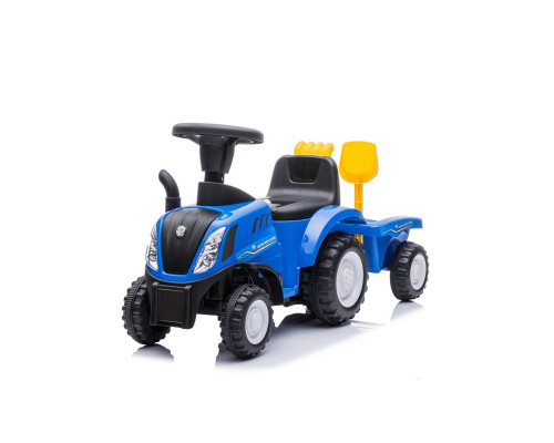 Trotteur tracteur enfant New Holland avec remorque