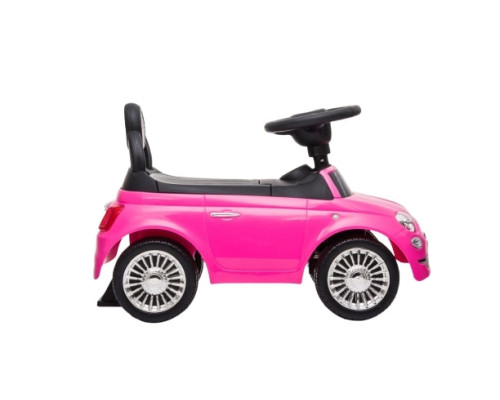 Voiture porteur enfant Fiat 500 rose Voitures électriques