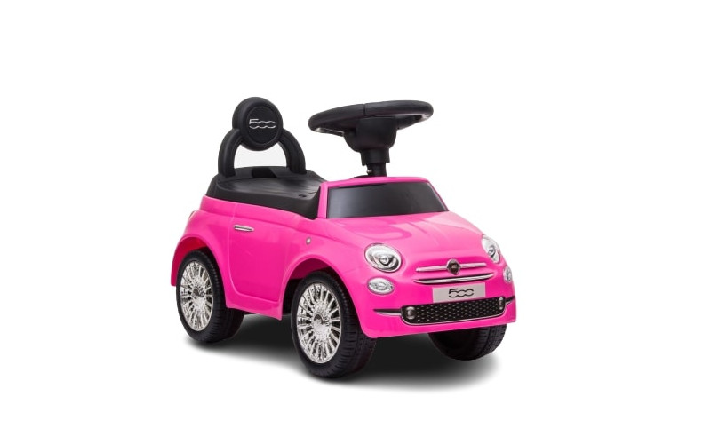 Voiture porteur enfant Fiat 500 rose - LeMiniRider