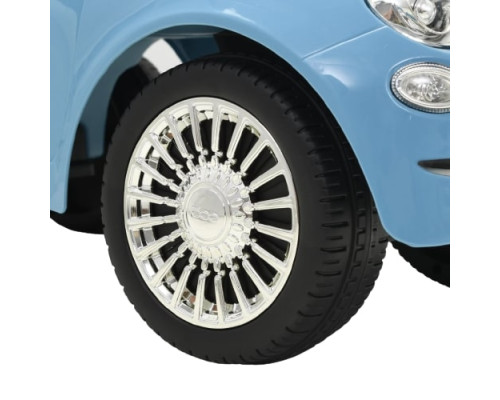 Voiture porteur enfant Fiat 500 bleu Voitures électriques