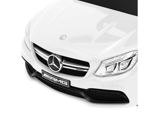 Voiture porteur enfant Mercedes AMG C63 coupé blanc Voitures électriques