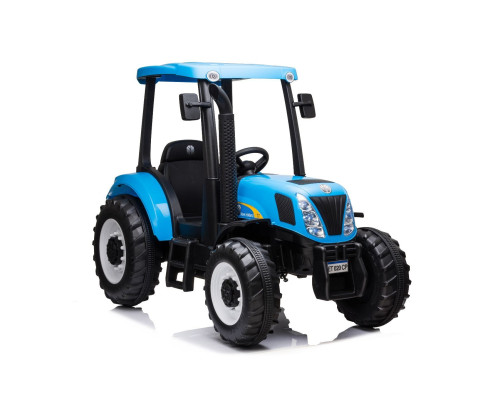Tracteur électrique enfant New Holland t7 bleu