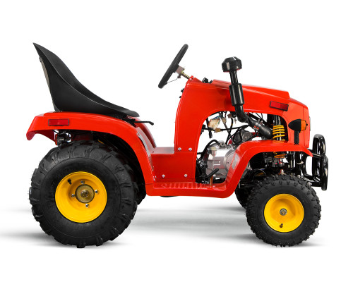 Buggy / Karting, Tracteur enfant 110cc avec remorque - rouge, LeMiniRider