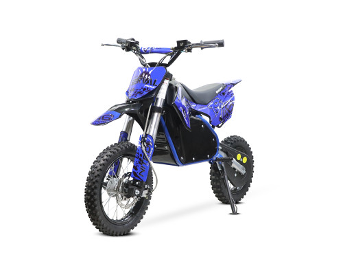 Dirt bike électrique enfant LMR 1200w Lithium 10/12" - bleu