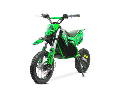 Dirt bike électrique enfant LMR 1200w Lithium 10/12" - vert