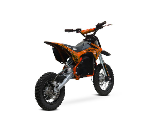 Dirt bike électrique enfant LMR 1200w Lithium 10/12" - orange