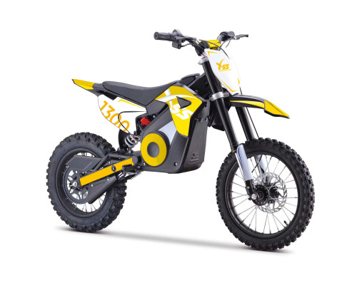 Dirt bike électrique enfant XSS 1300w 12/14" - jaune