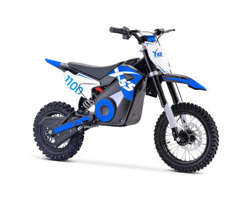 Dirt bike électrique enfant OFFMX 1100w 10/12" - bleu