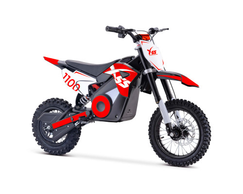 Dirt bike électrique enfant XSS 1100w 10/12" - rouge