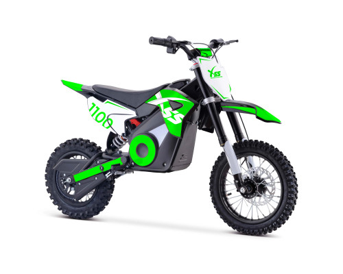 Dirt bike électrique enfant XSS 1100w 10/12" - vert