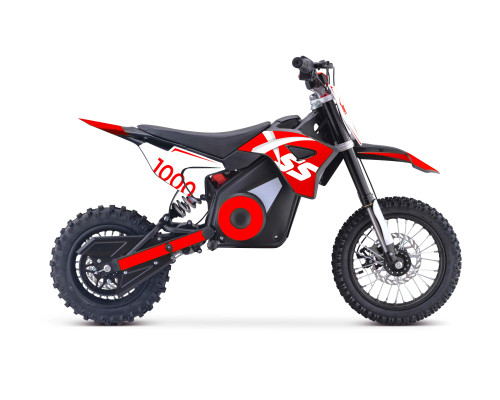 Dirt bike électrique enfant XSS 1000w 10/12" - rouge