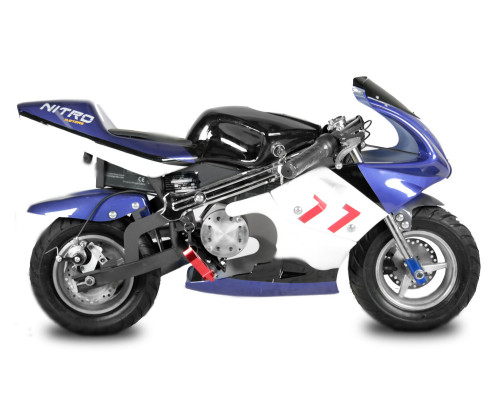 Pocket bike électrique moto GP 1000w - bleu