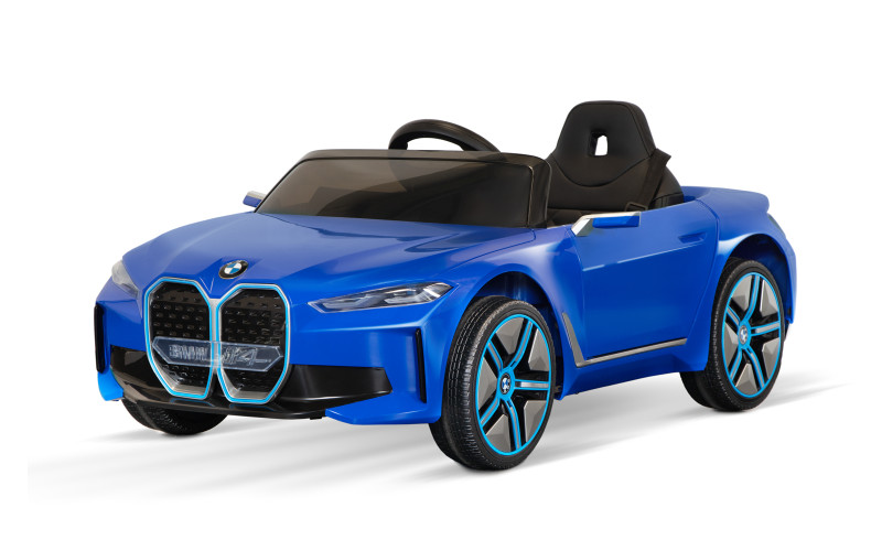 Voiture électrique enfant BMW i4 bleu, 2 moteurs 30w, télécommande parentale 2.4 Ghz Voitures électriques