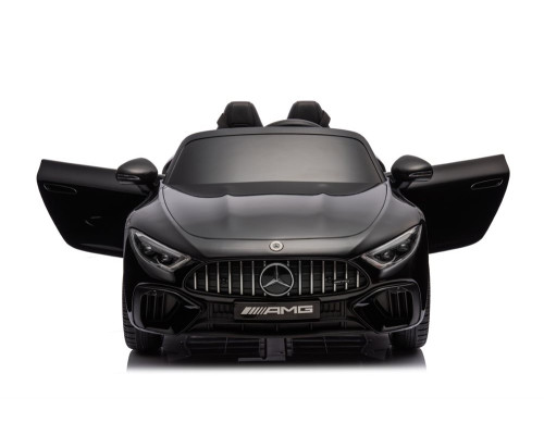 Voiture électrique enfant Mercedes SL63 Noire obsidienne métallisée, 2 moteurs 200w, télécommande parentale 2.4 Ghz