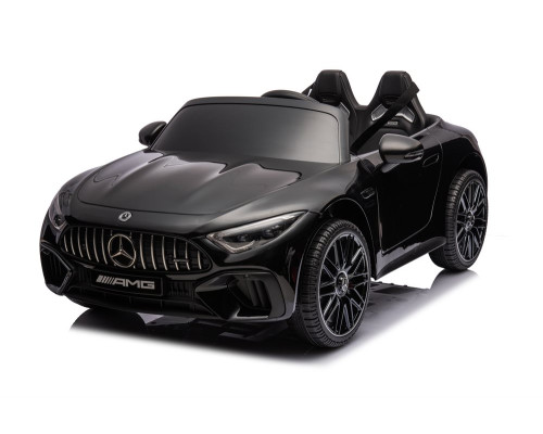 Voiture électrique enfant Mercedes SL63 Noire obsidienne métallisée, 2 moteurs 200w, télécommande parentale 2.4 Ghz