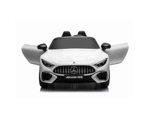 Voiture électrique enfant Mercedes SL63 blanc métallisé, 2 moteurs 200w, télécommande parentale 2.4 Ghz Voitures électriques