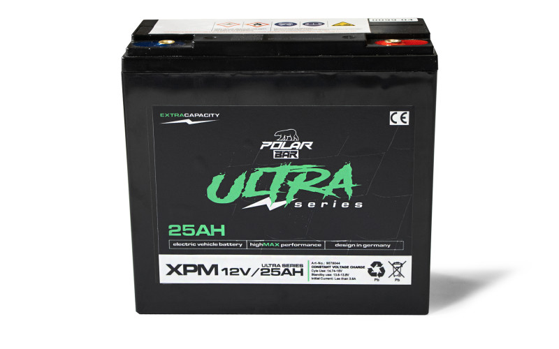 Pièces détachées Dirt bike, Pit bike Batterie Polar Bear AGM Ultra Series XPM 12V - 25Ah LMR PARTS