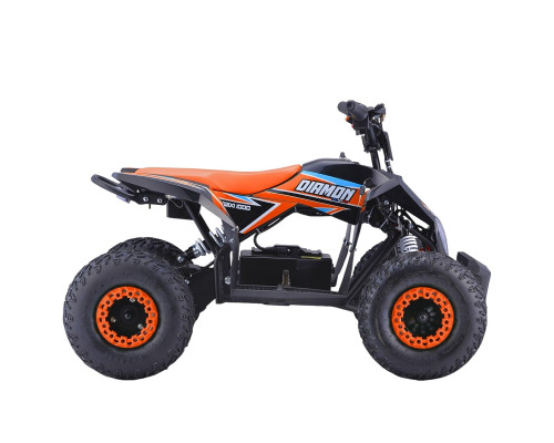 Quad électrique enfant Kwixi 1000W Diamon Motors - orange Quad enfant