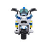 Moto électrique enfant KINGTOYS - Police 22W - Blanc Voitures électriques