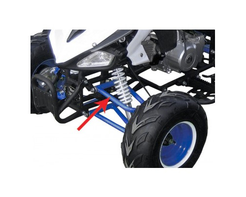 Triangle de direction supérieur - Bleu pour quad enfant typhon 110cc et 125cc diamon motors