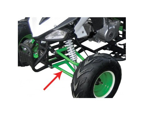 Triangle de direction inférieur - Vert pour quad enfant typhon 110cc et 125cc diamon motors