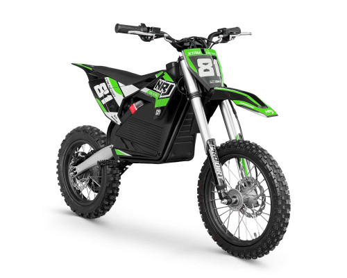 Dirt bike électrique NRJ 1600w 12/14" - vert