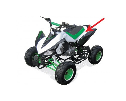 Carénage arrière - Blanc quad enfant diamon motors typhon 110cc et 125cc leminirider