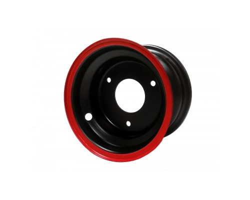 Jante 6" AR - Noir / Rouge pour quad enfant thermique Kwixi 110cc et électrique 1000w de la marque Diamon Motors