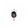 Pièces détachées Roulette de chaine classique en téflon 10mm rouge LMR PARTS