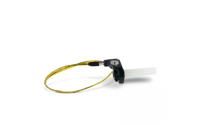 Pièces détachées Pack tirage rapide horloger aluminium + câble d'accélérateur 920mm jaune LMR PARTS