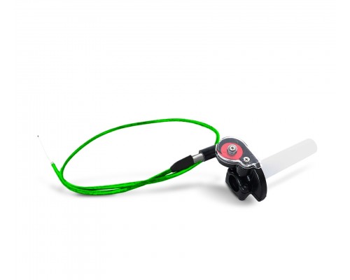 Pièces détachées Dirt bike, Pit bike Pack tirage rapide horloger + câble d'accélérateur 920mm vert LMR PARTS