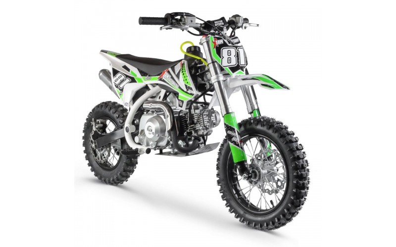 Dirt bike MX 70cc 10/12" - vert pour enfant