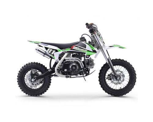 Dirt bike MX 70cc 10/12" - vert pour enfant