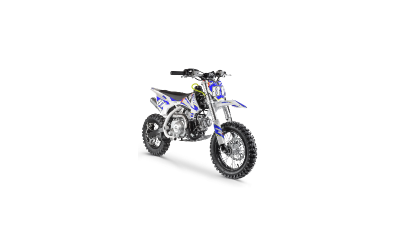 Dirt bike MX 70cc 10/12" - bleu pour enfant